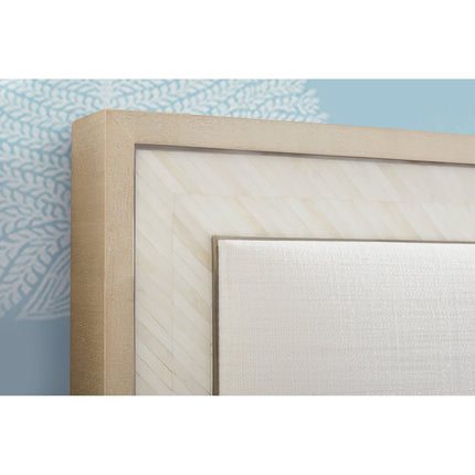 Jonathan Charles Tideline Bone & Linen Upholstered Bed - King (500389-USK-NDK-F058)