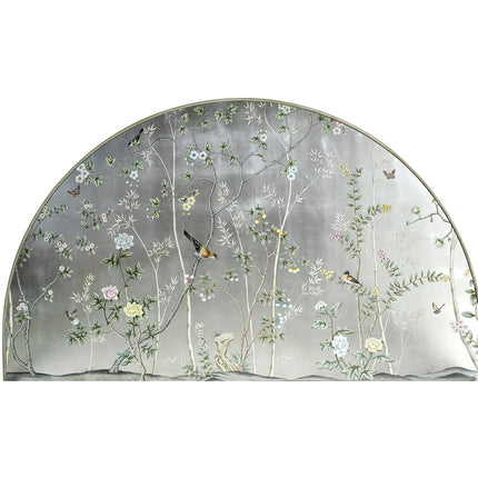 Jonathan Charles Shimmering Moon Half Round Panel Bed (500443-USK-HPS)