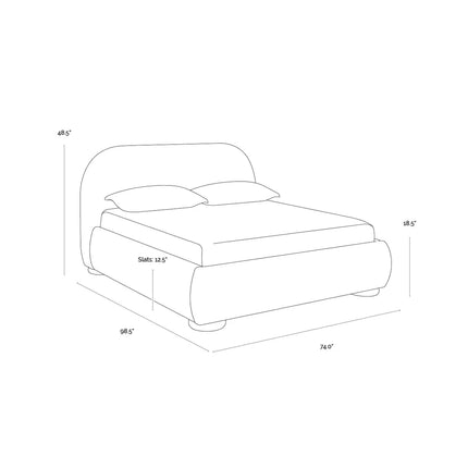 Sunpan Marin Bed, Queen Size