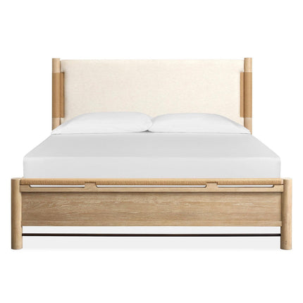 Salt Life Home Sunset Cove Sanibel Brown California King Panel Upholstered Bed