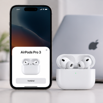 Apple AirPods Pro 3 – Draadloze Oordopjes met Noise Cancelling – Wit