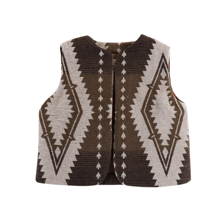 Ginys Gilet | Bodywarmer | Dusty Brown Melange