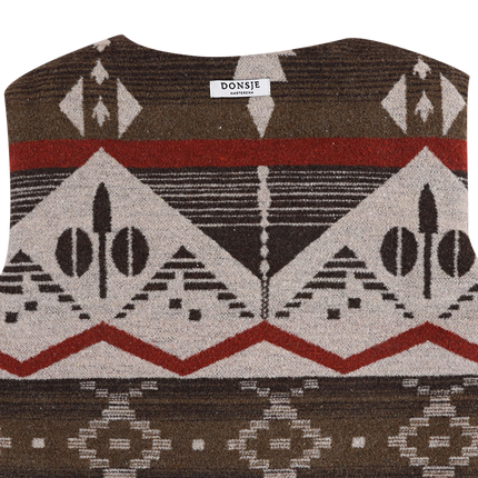 Ginys Gilet | Bodywarmer | Dusty Brown Melange