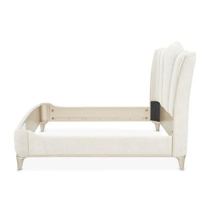 Michael Amini La Marisia Upholstered Bed - Tranquil/Champagne Gold