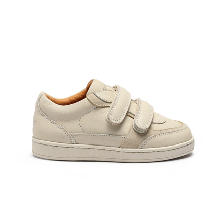 Meyo Sneakers | Kindersneakers | Cream Leather