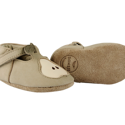 Qanoe Shoes | Pear | Taupe Leather