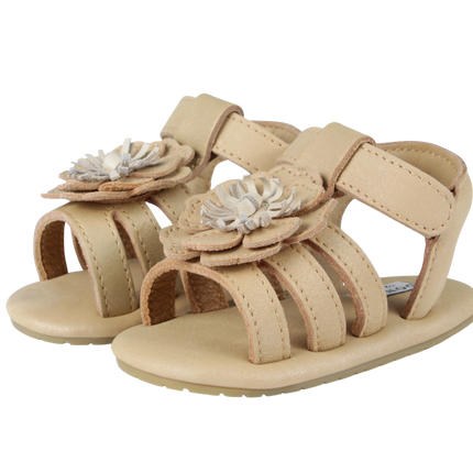 Tuti Fields Sandals | Buttercup | Gold Metallic Nubuck