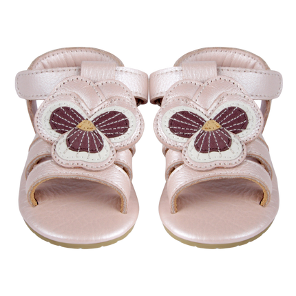 Tuti Fields Sandals | Violette | Rose Metallic Leather