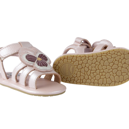 Tuti Fields Sandals | Violette | Rose Metallic Leather