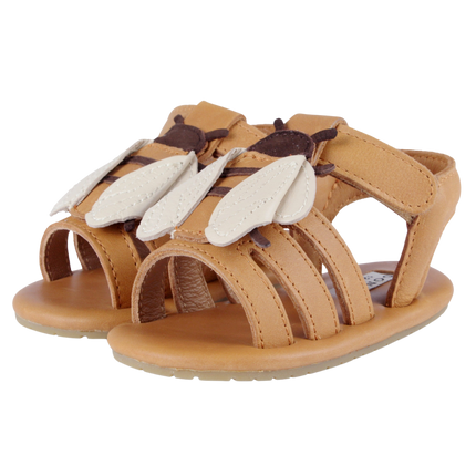 Tuti Sky Sandals | Bee | Camel Classic Leather