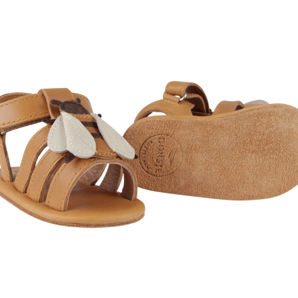 Tuti Sky Sandals | Bee | Camel Classic Leather