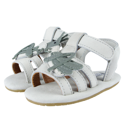 Tuti Sky Sandals | Grasshopper | Light Grey Nubuck