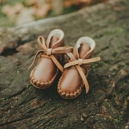 Pina Classic Booties | Cognac Classic Leather