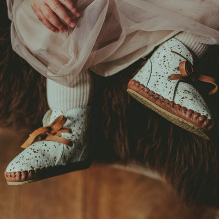 Pina Exclusive Booties | Bambi Spotted Cow Hair