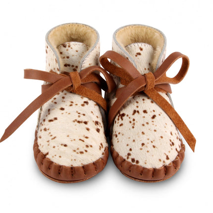 Pina Exclusive Booties | Bambi Spotted Cow Hair
