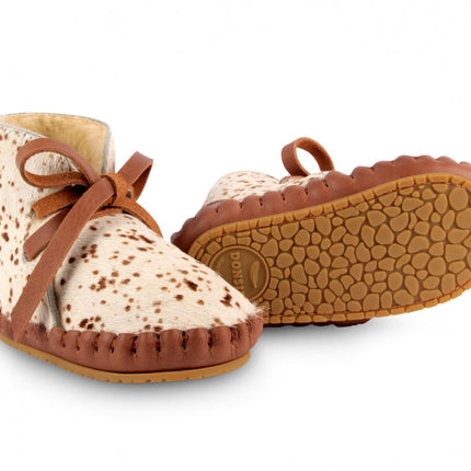 Pina Exclusive Booties | Bambi Spotted Cow Hair