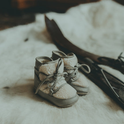 Cassi Booties | Light Stone Leather