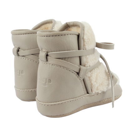 Cassi Booties | Light Stone Leather