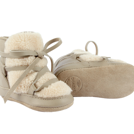 Cassi Booties | Light Stone Leather