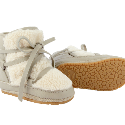 Cassi Booties | Light Stone Leather