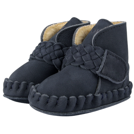 Mace Booties | Navy Nubuck