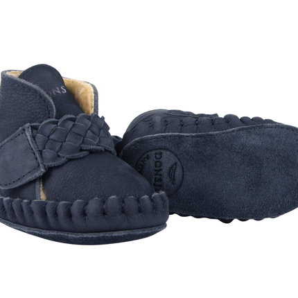 Mace Booties | Navy Nubuck