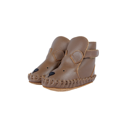 Kapi Classic Booties | Bear | Cognac Classic Leather