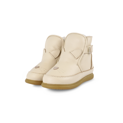 Dubu Special Shoes | Kitten | Cream Leather