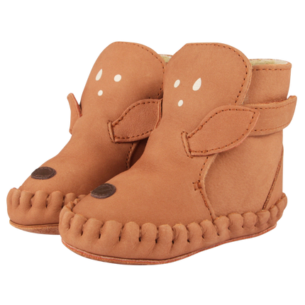 Kapi Classic Booties | Deer | Walnut Nubuck