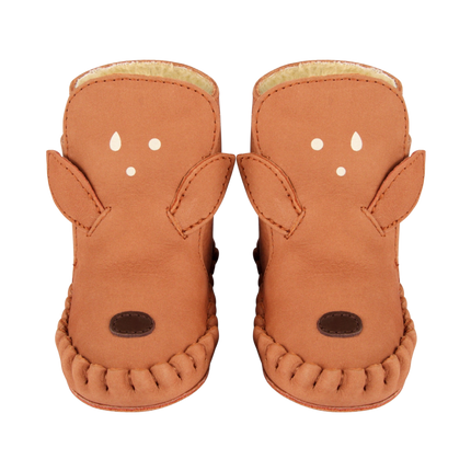 Kapi Classic Booties | Deer | Walnut Nubuck