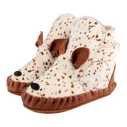 Kapi Exclusive Booties | Bambi | Bambi Spotted Cow Hair