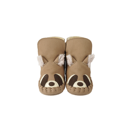 Kapi Exclusive Booties | Raccoon | Truffle Nubuck