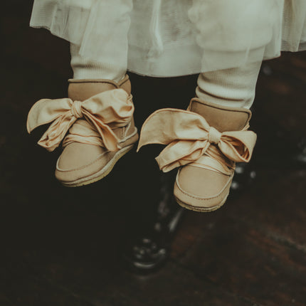 Anouk Booties | Truffle Nubuck