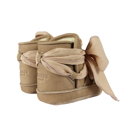 Anouk Booties | Truffle Nubuck