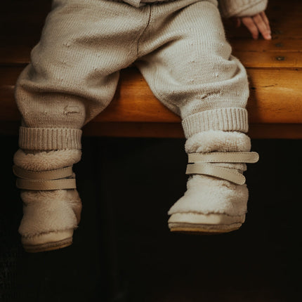 Larisso Booties | Cream Leather
