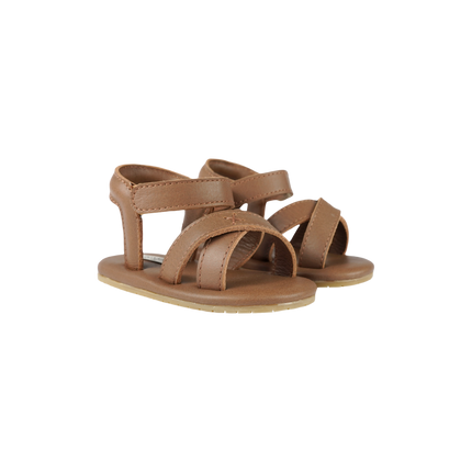 Tobi Sandals | Cognac Classic Leather