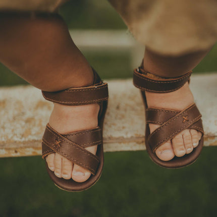 Tobi Sandals | Cognac Classic Leather