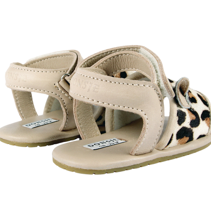 Alina Sandals | Leopard | Ivory Classic Leather