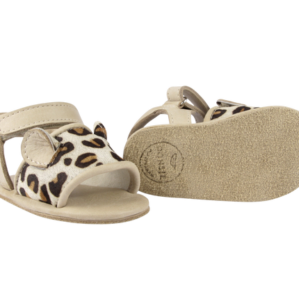 Alina Sandals | Leopard | Ivory Classic Leather