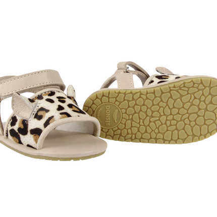 Alina Sandals | Leopard | Ivory Classic Leather