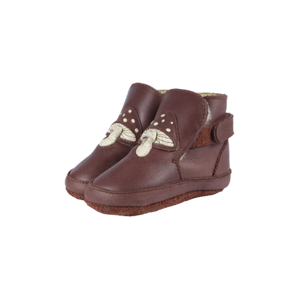 Mush Booties | Toadstool | Burgundy Classic Leather