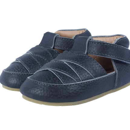 Didier Shoes | Petrol Grain Leather
