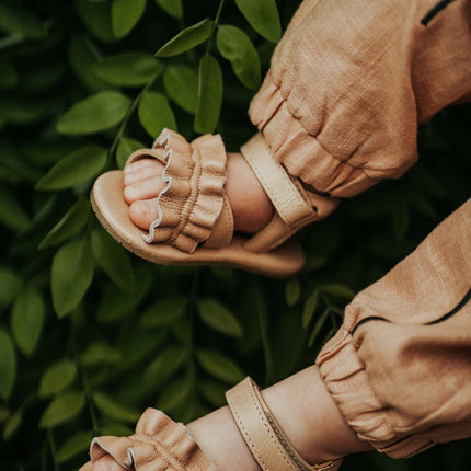 Miene Sandals | Light Rust Leather