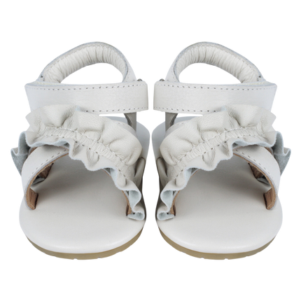 Miene Sandals | Off White Leather