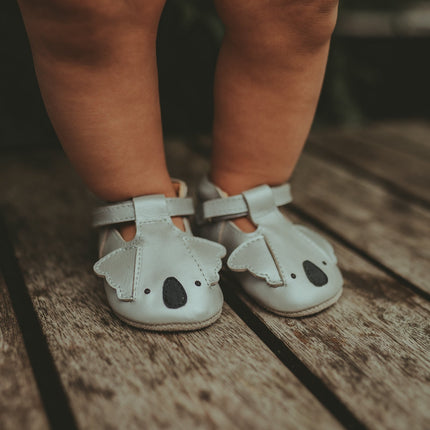 Blinc Shoes | Koala | Silver Grey Metallic Leather