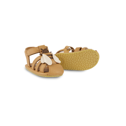 Duni Sky Sandals | Bee | Camel Classic Leather