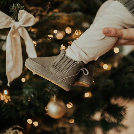 Skib Booties | Stone Nubuck