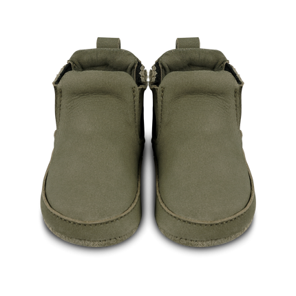 Skib Booties | Stone Nubuck