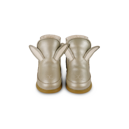 Sprink Shoes | Kinderschoenen | Bunny | Champagne Metallic Leather