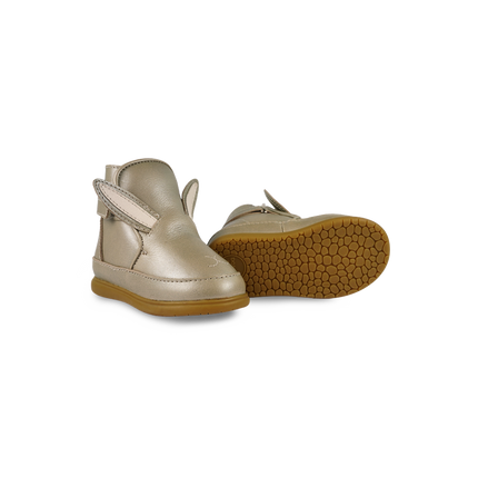 Sprink Shoes | Kinderschoenen | Bunny | Champagne Metallic Leather